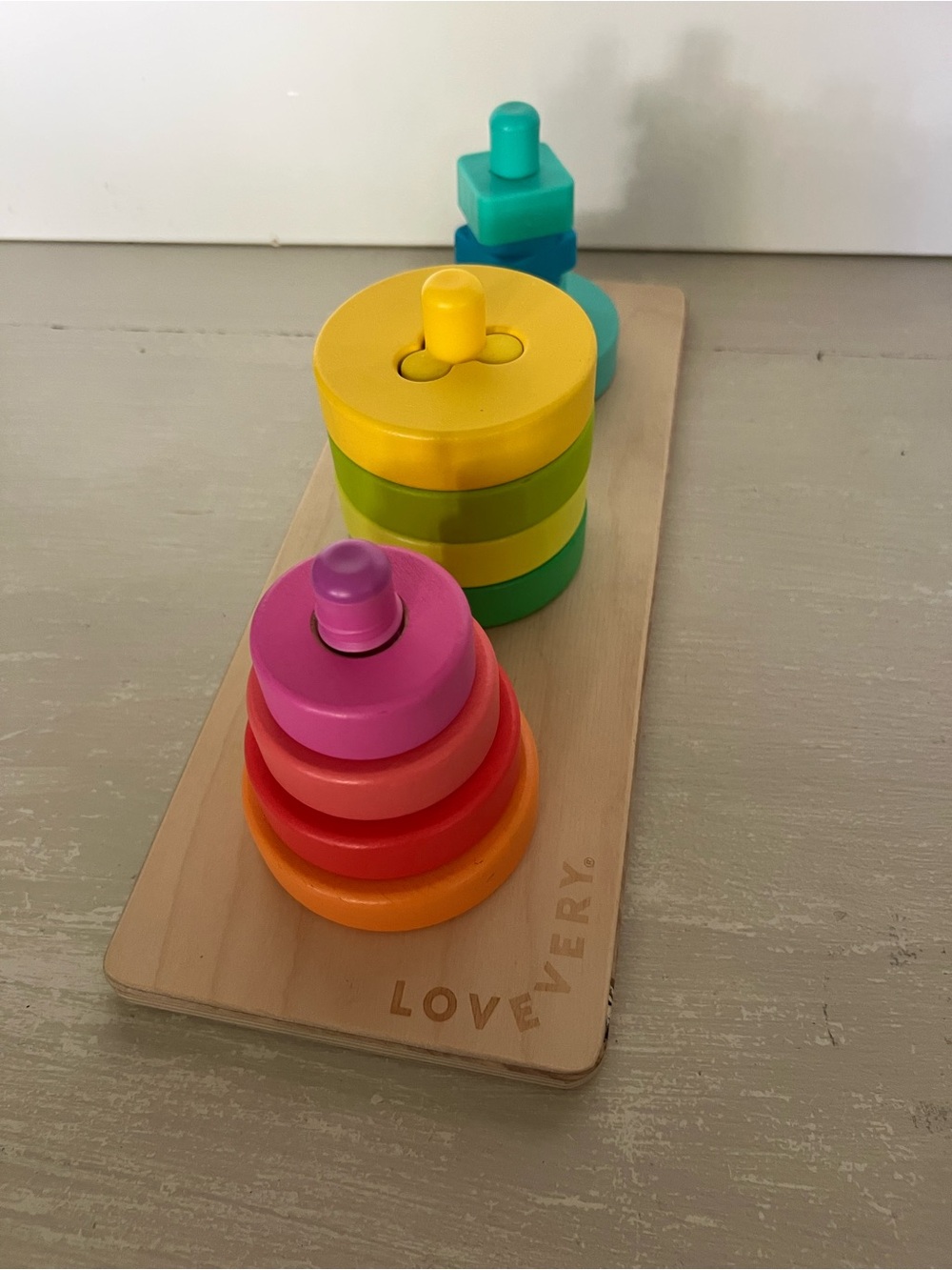 Lovevery Flexible Wooden Stacker Babbler Play Kit Complete Montessori 13-15M